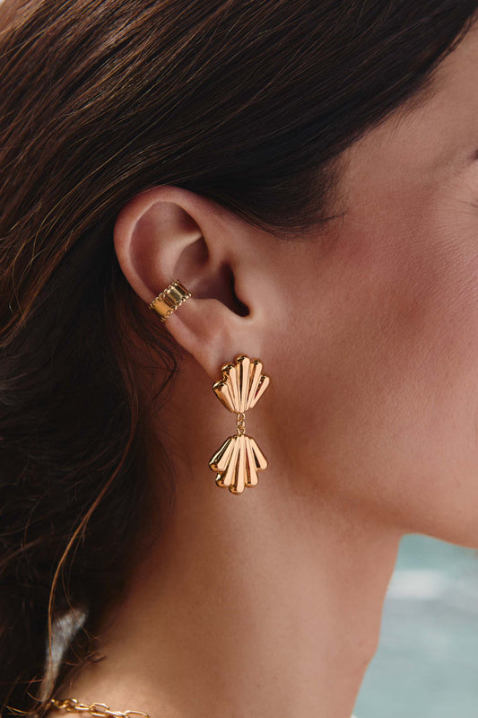 Pendientes Gonda Oro Uno