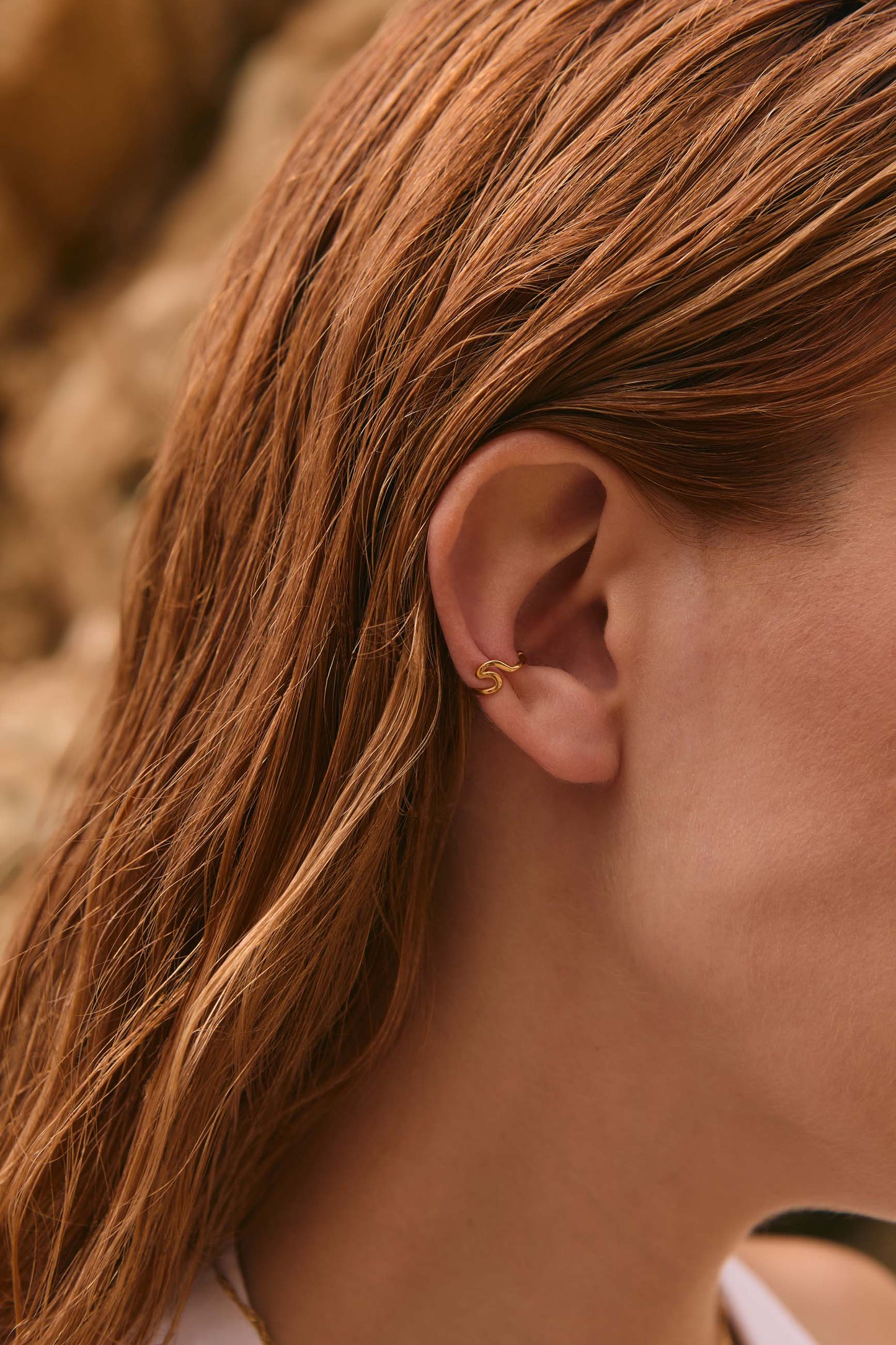 EAR CUFF NIMI PLAQUÉ OR 22K
