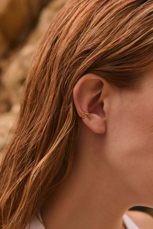 EAR CUFF NIMI PLAQUÉ OR 22K