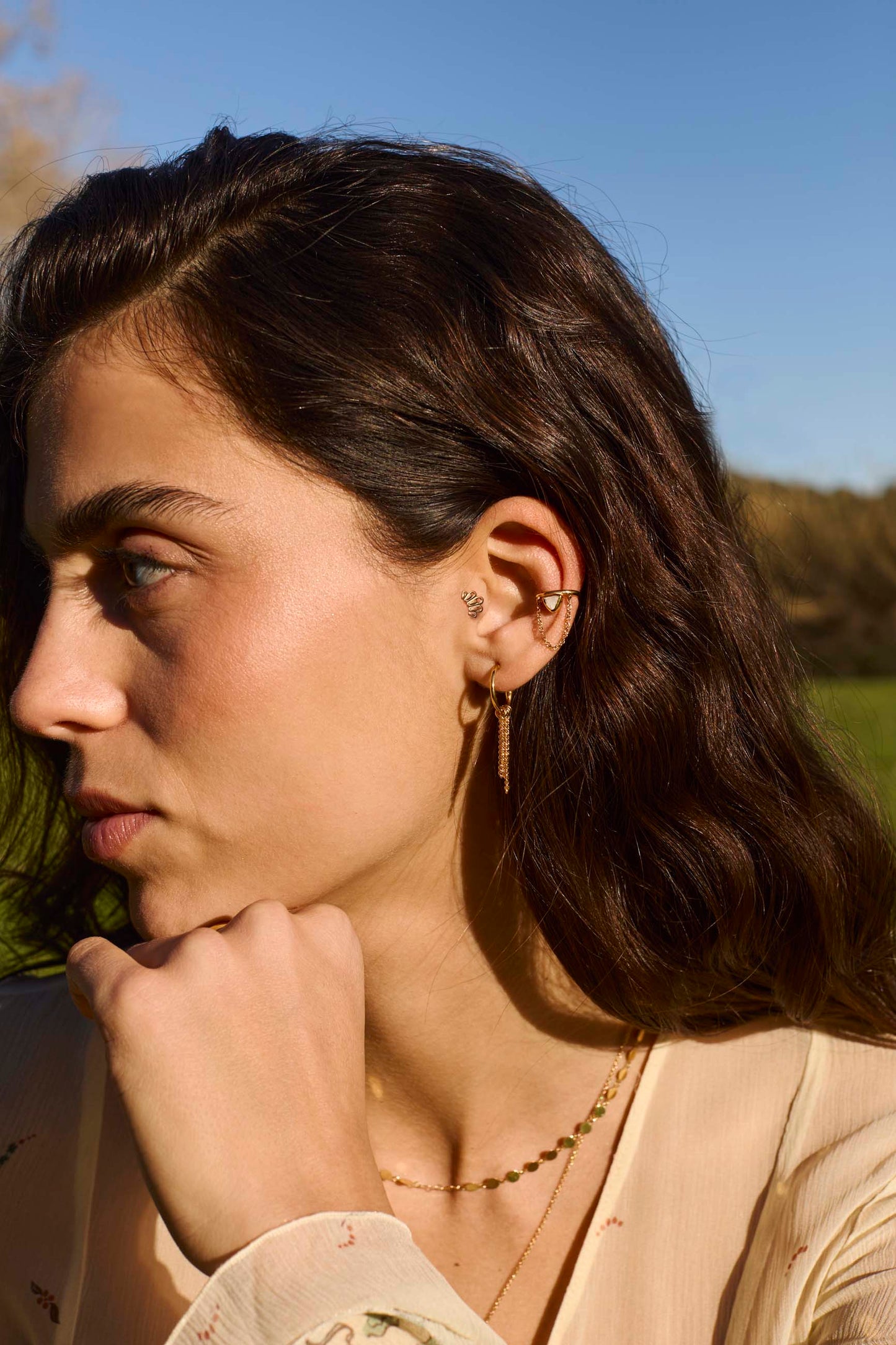 PIERCING PANKHA BAÑADO EN ORO