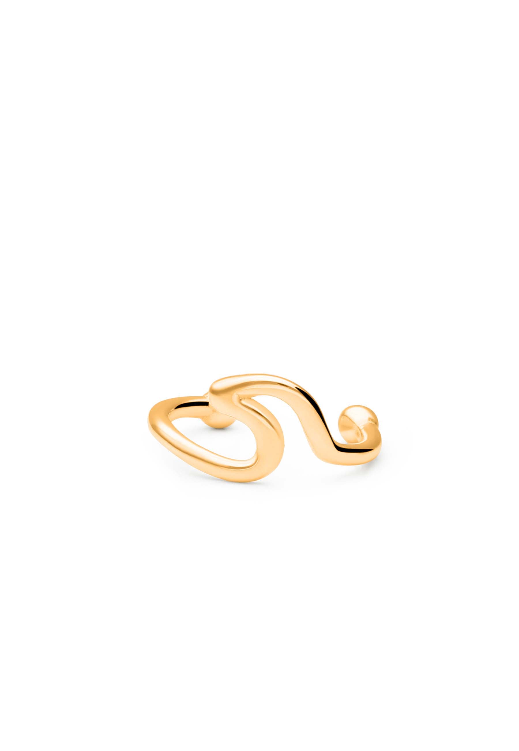 Ear cuff NIMI Oro Foto Blanco