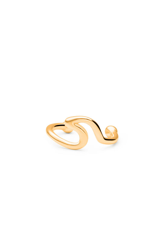 Ear cuff NIMI Oro Foto Blanco