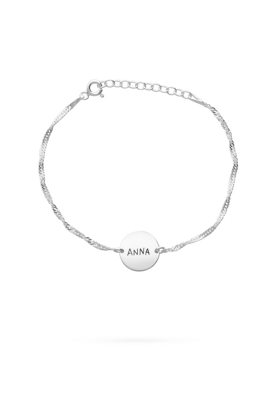 BRACCIALE INCISO CON LA TUA SCRITTURA