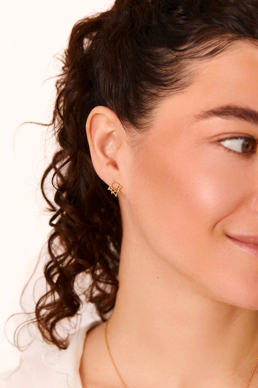 PENDIENTES LALIMA BAÑADOS EN ORO