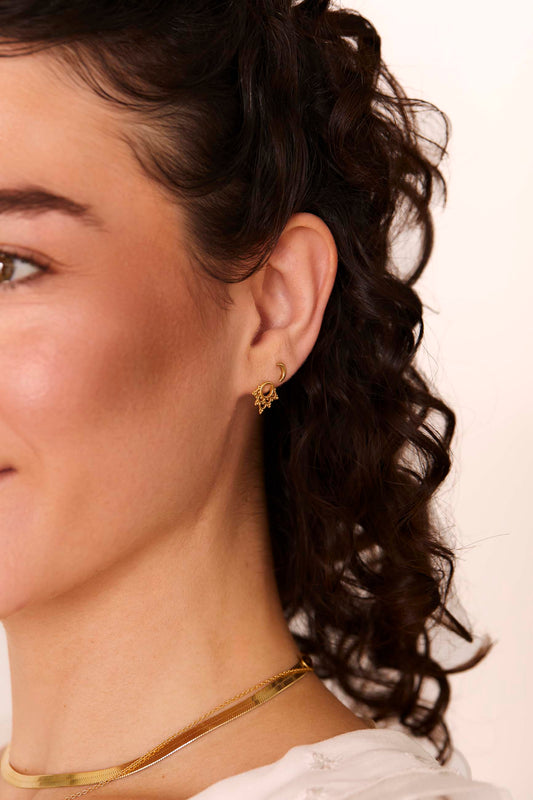 PENDIENTES LALIMA BAÑADOS EN ORO