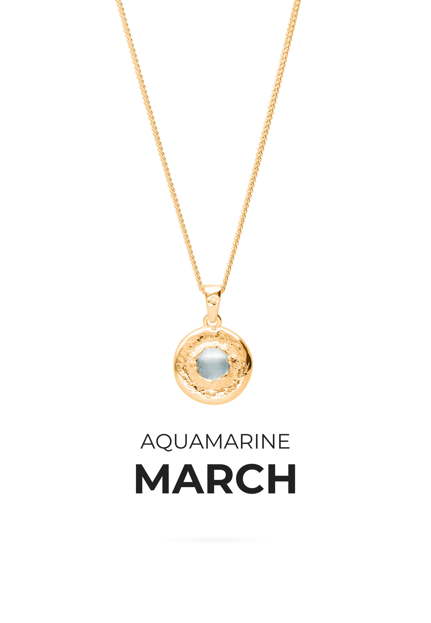 COLLAR PIEDRAS DE NACIMIENTO BAÑADO EN ORO