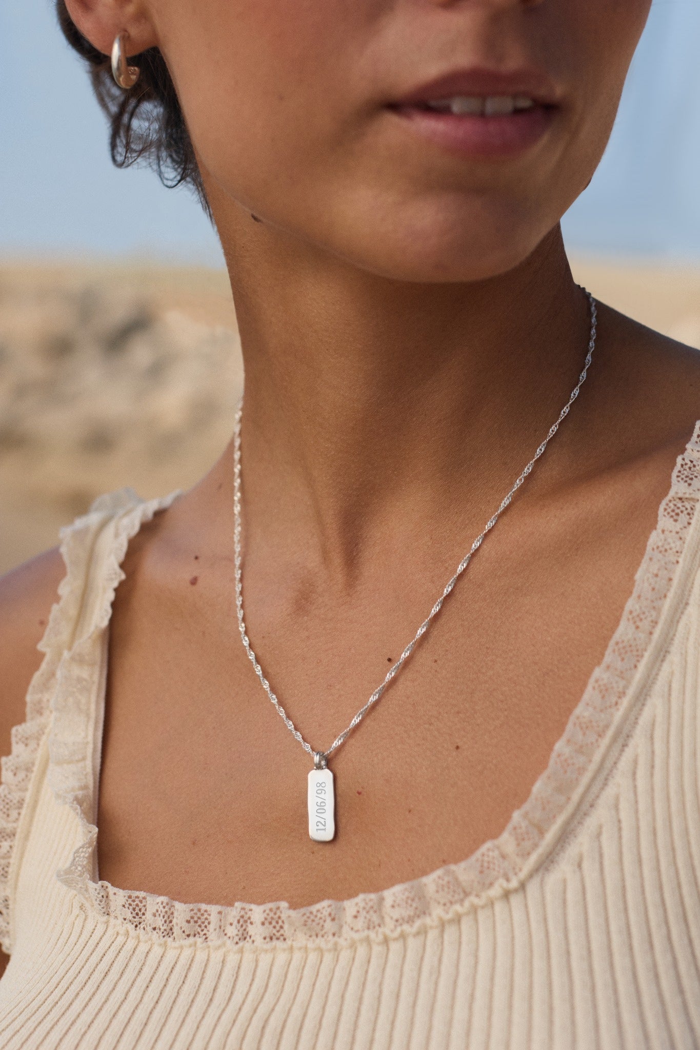 COLLAR CHAPA IRREGULAR PERSONALIZADO
