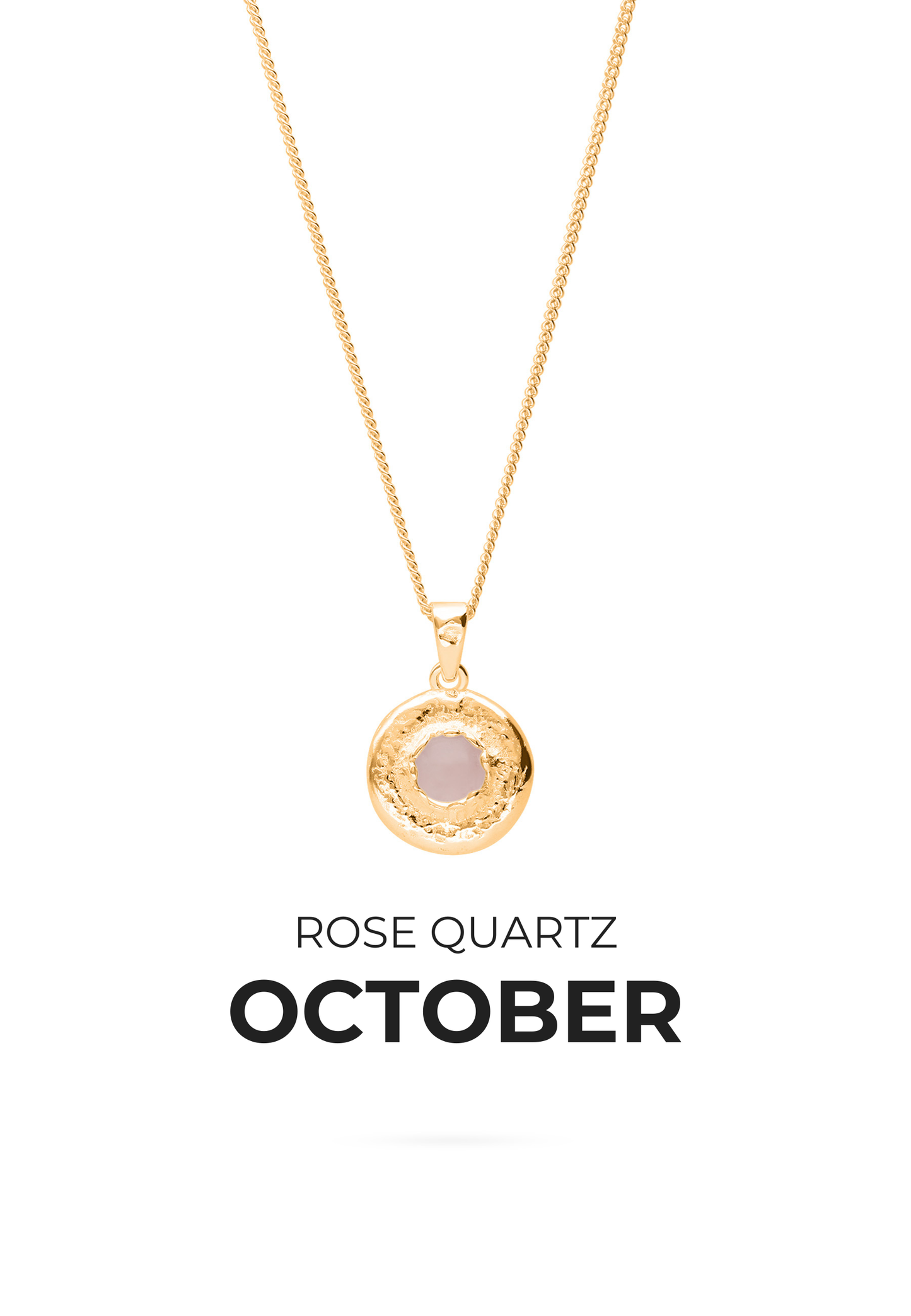 COLLAR PIEDRAS DE NACIMIENTO BAÑADO EN ORO