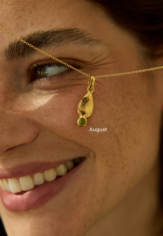 COLLIER MANZIL PLAQUÉ OR
