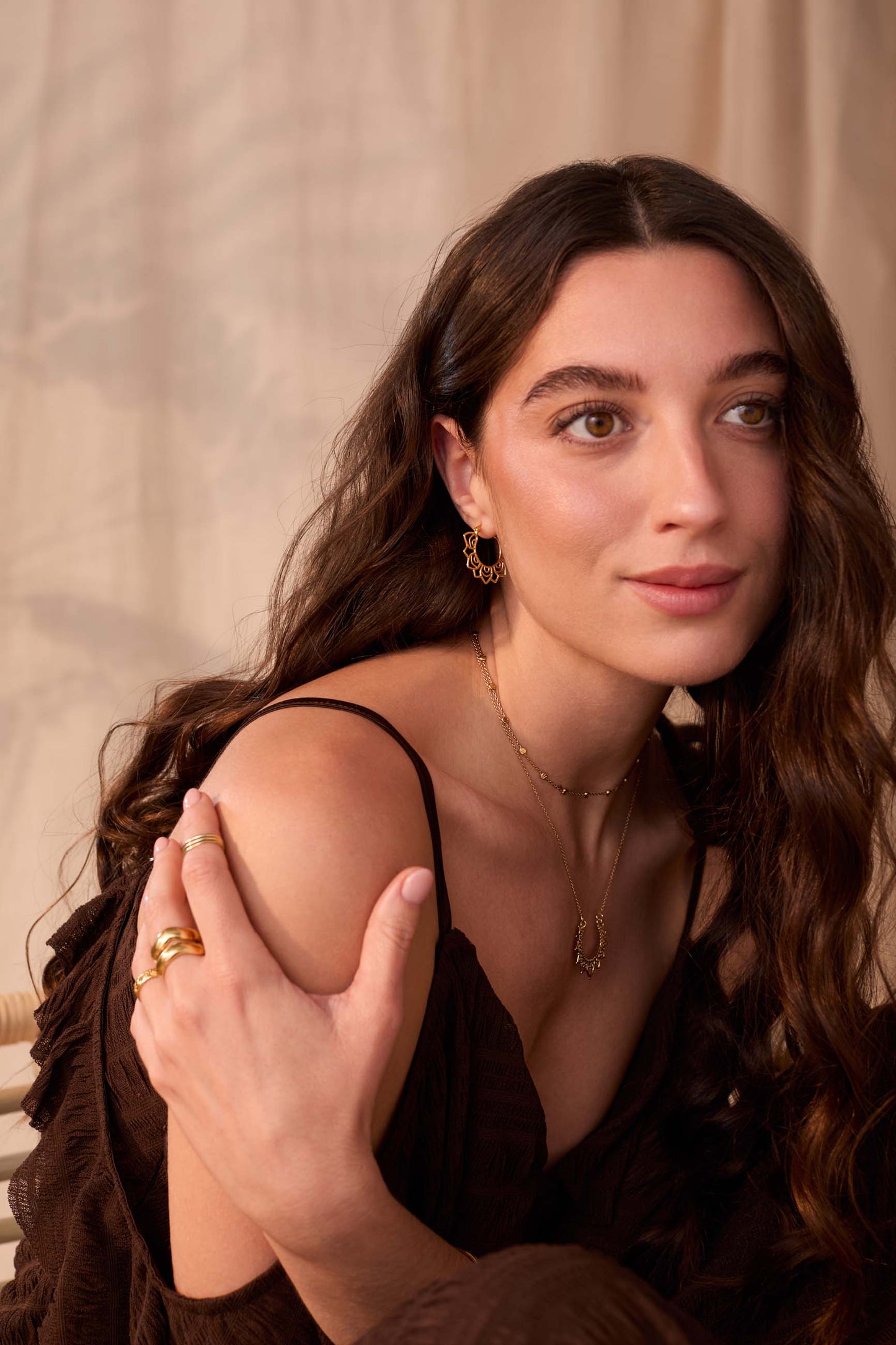 ORECCHINI HEMLATA (30MM) ORO