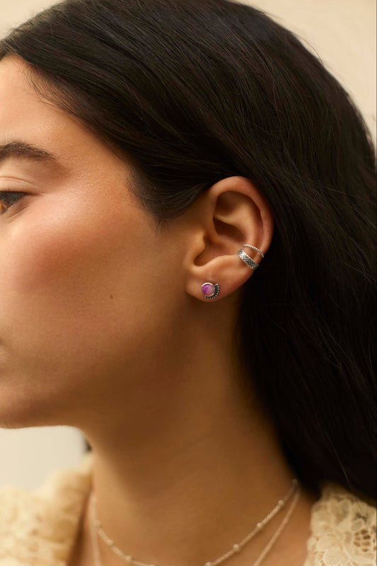 PENDIENTES RAGA AGATA FUCSIA