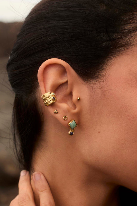 PENDIENTES RASATAL BAÑADOS EN ORO