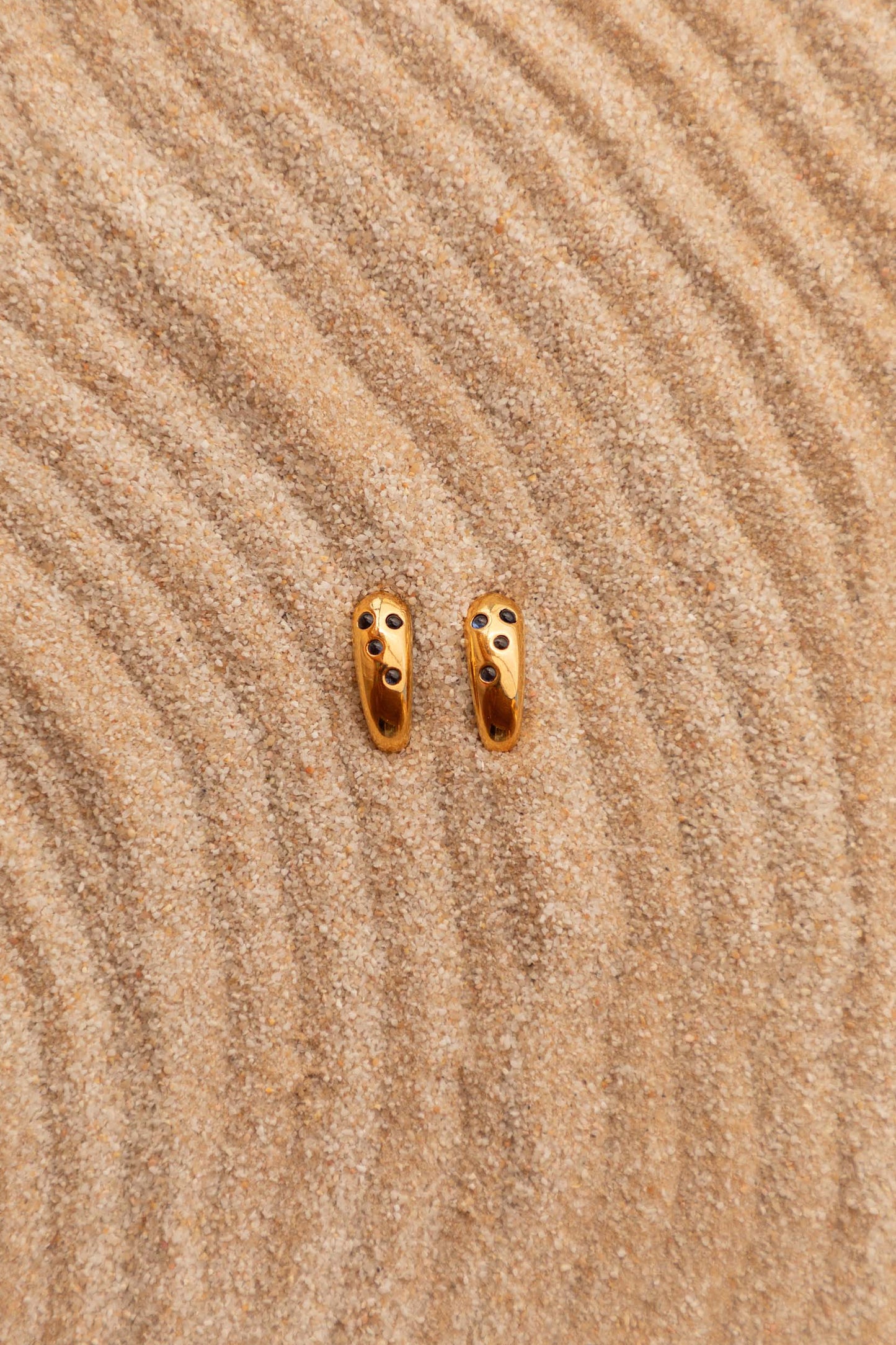 Pendientes Anuri Oro Foton Blanco