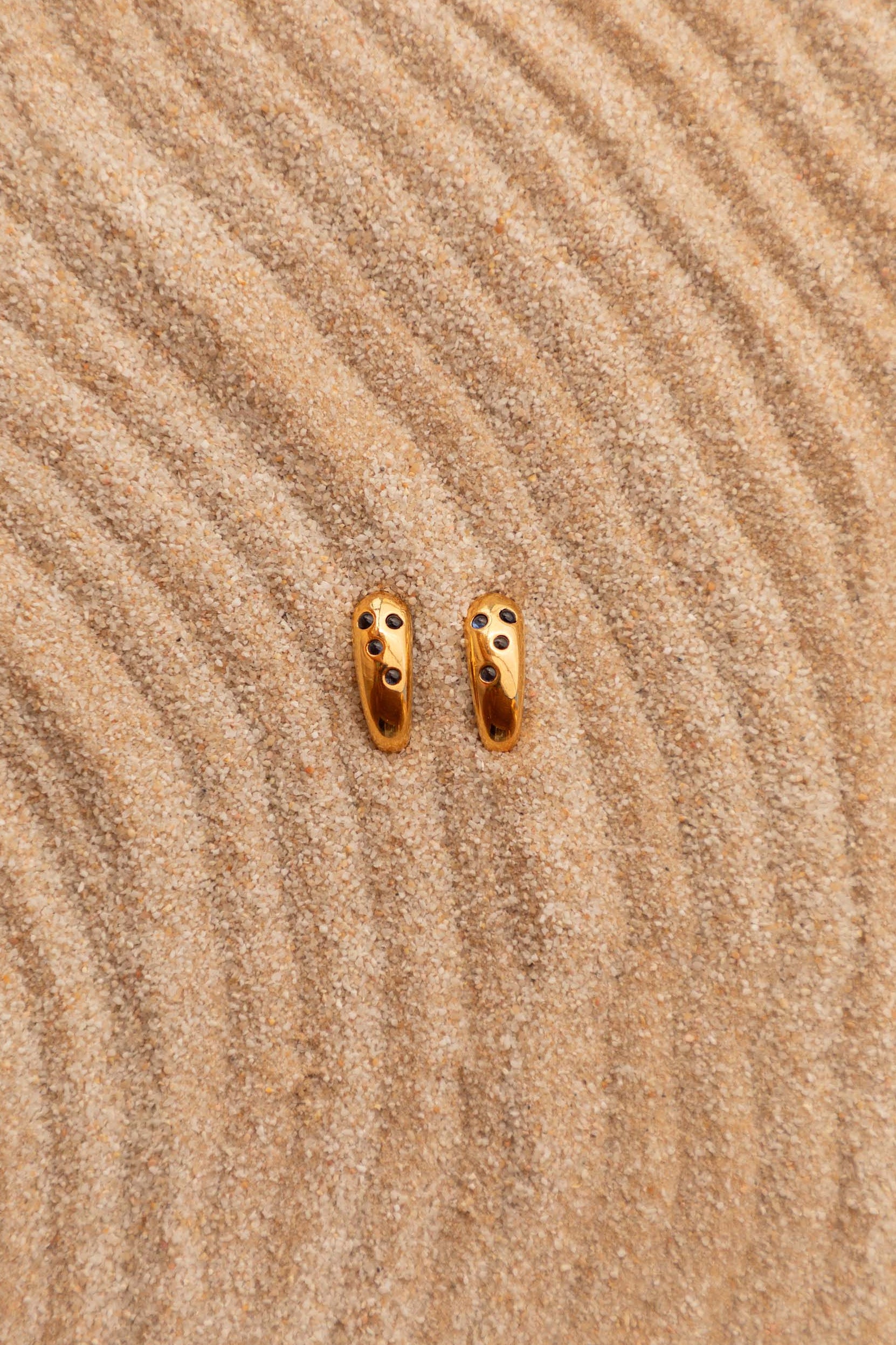 Pendientes Anuri Oro Foton Blanco