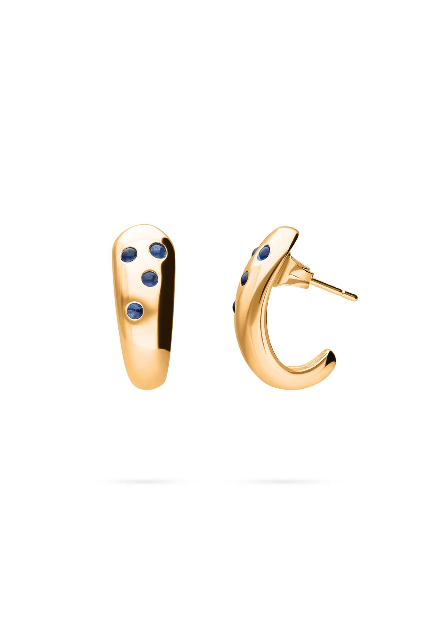 BOUCLES D’OREILLES ANURI PLAQUÉES OR