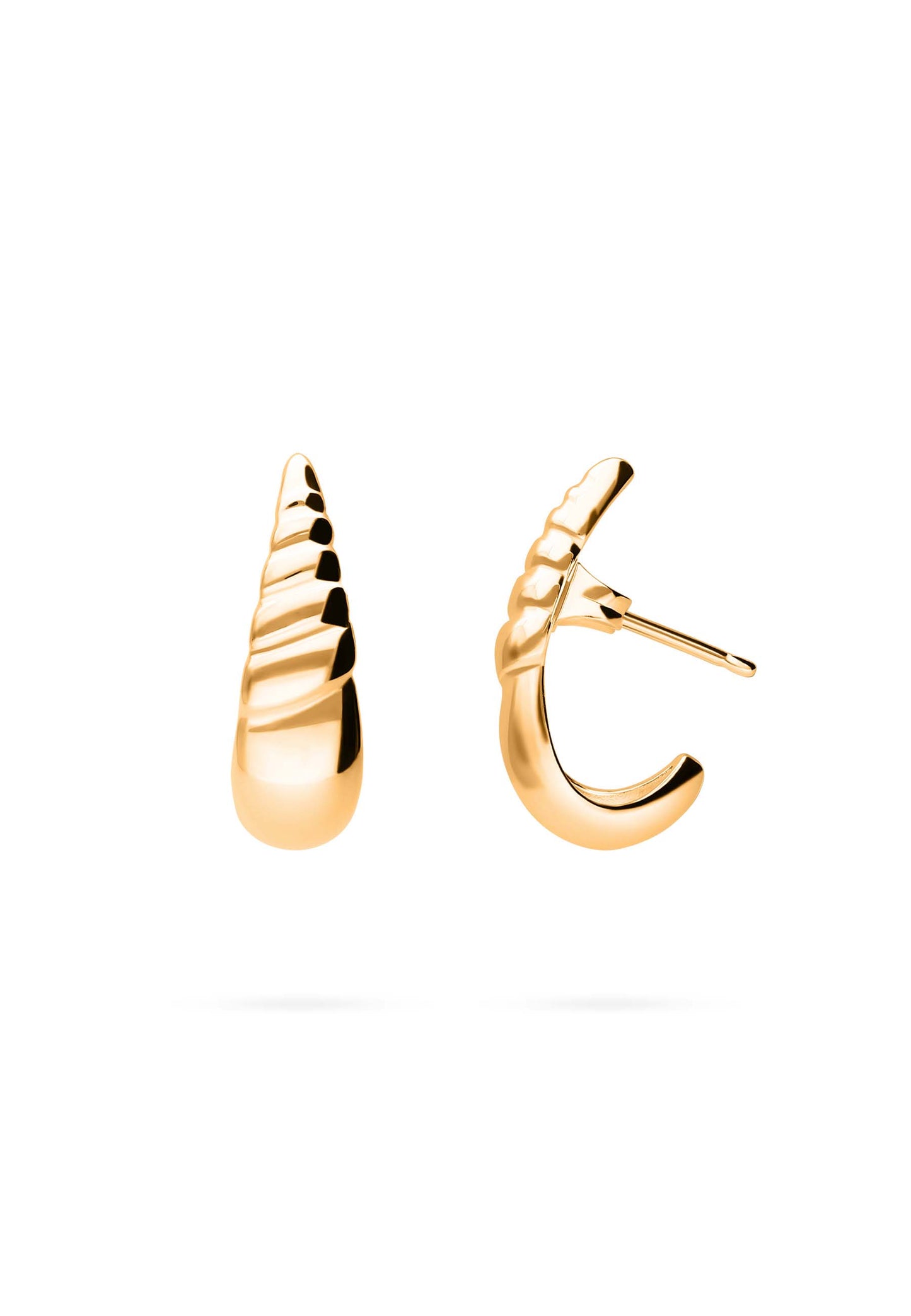 Pendientes Bohio Oro Foto Blanco