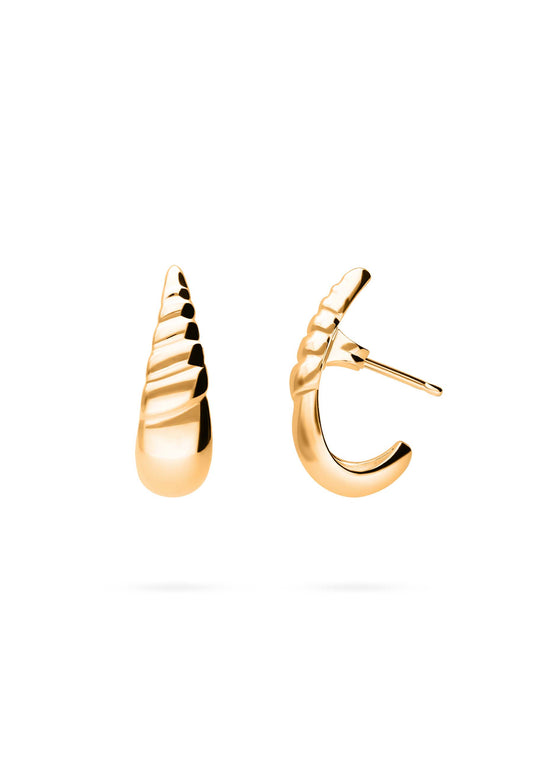 Pendientes Bohio Oro Foto Blanco