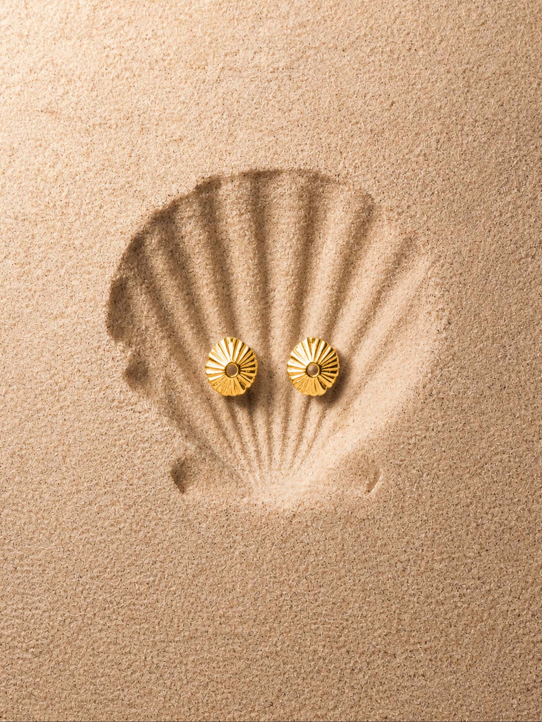 Pendientes Gond Oro Foto Bodegon 