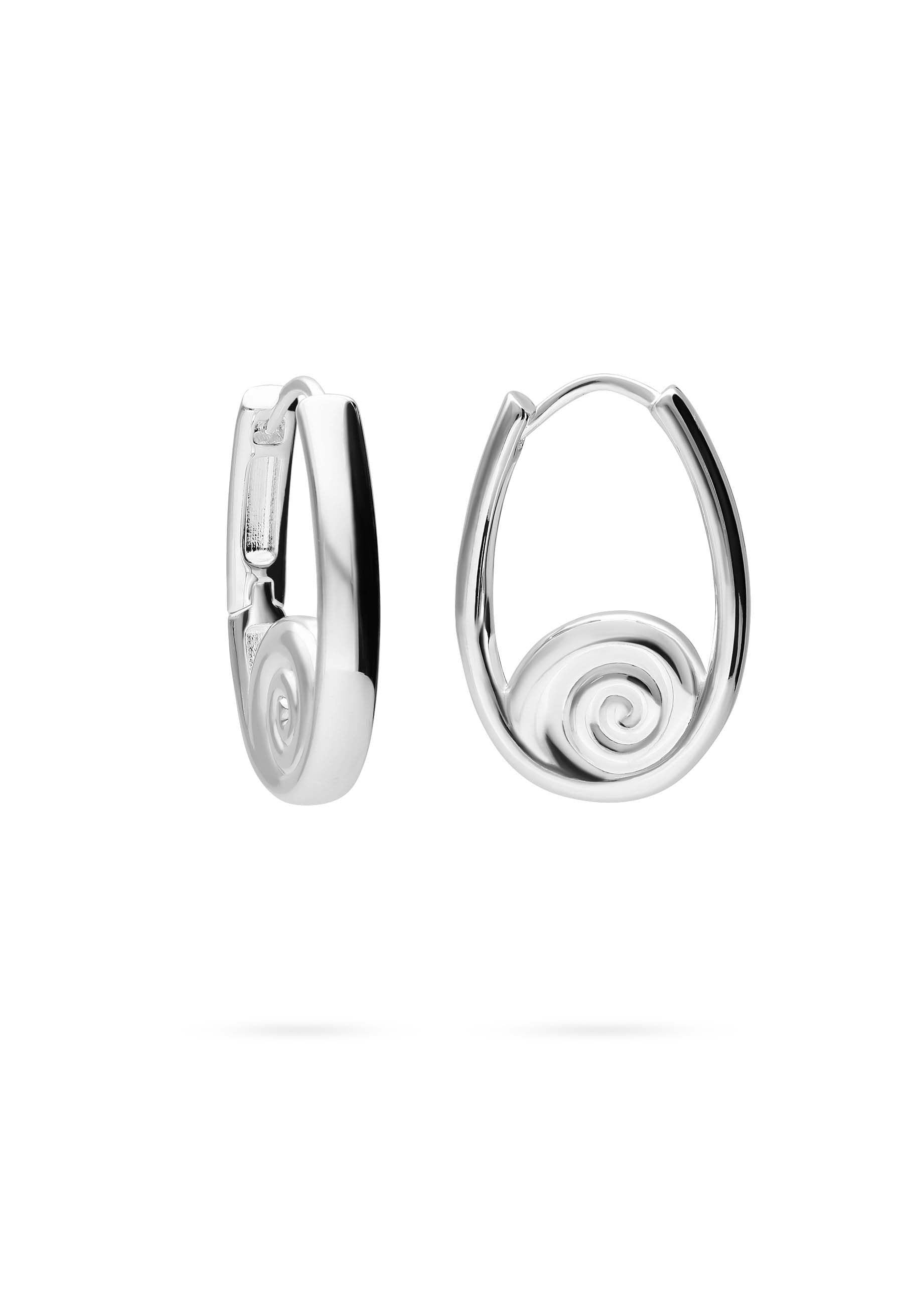Pendientes Jevash Plata Foto Blanco