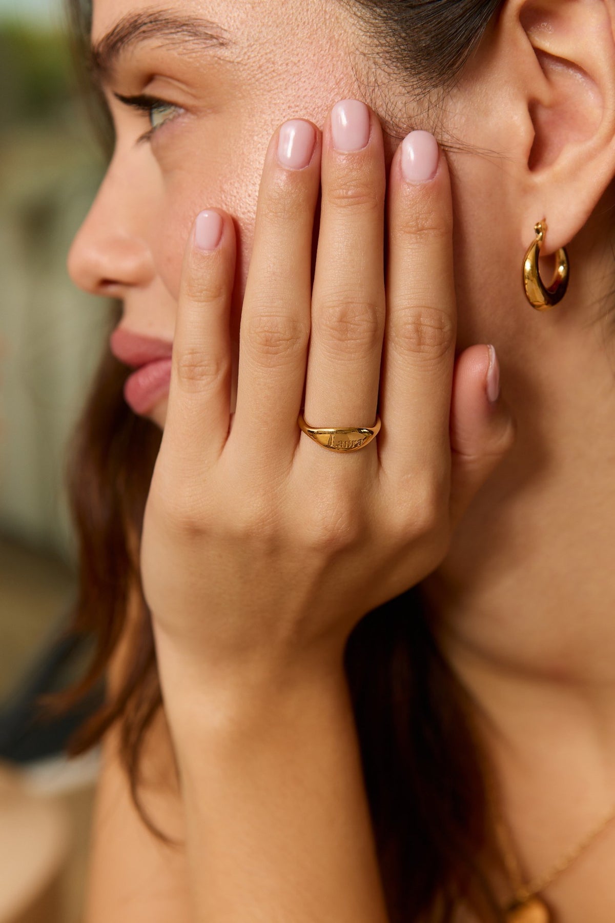 PERSONALISIERTER RING GOLD