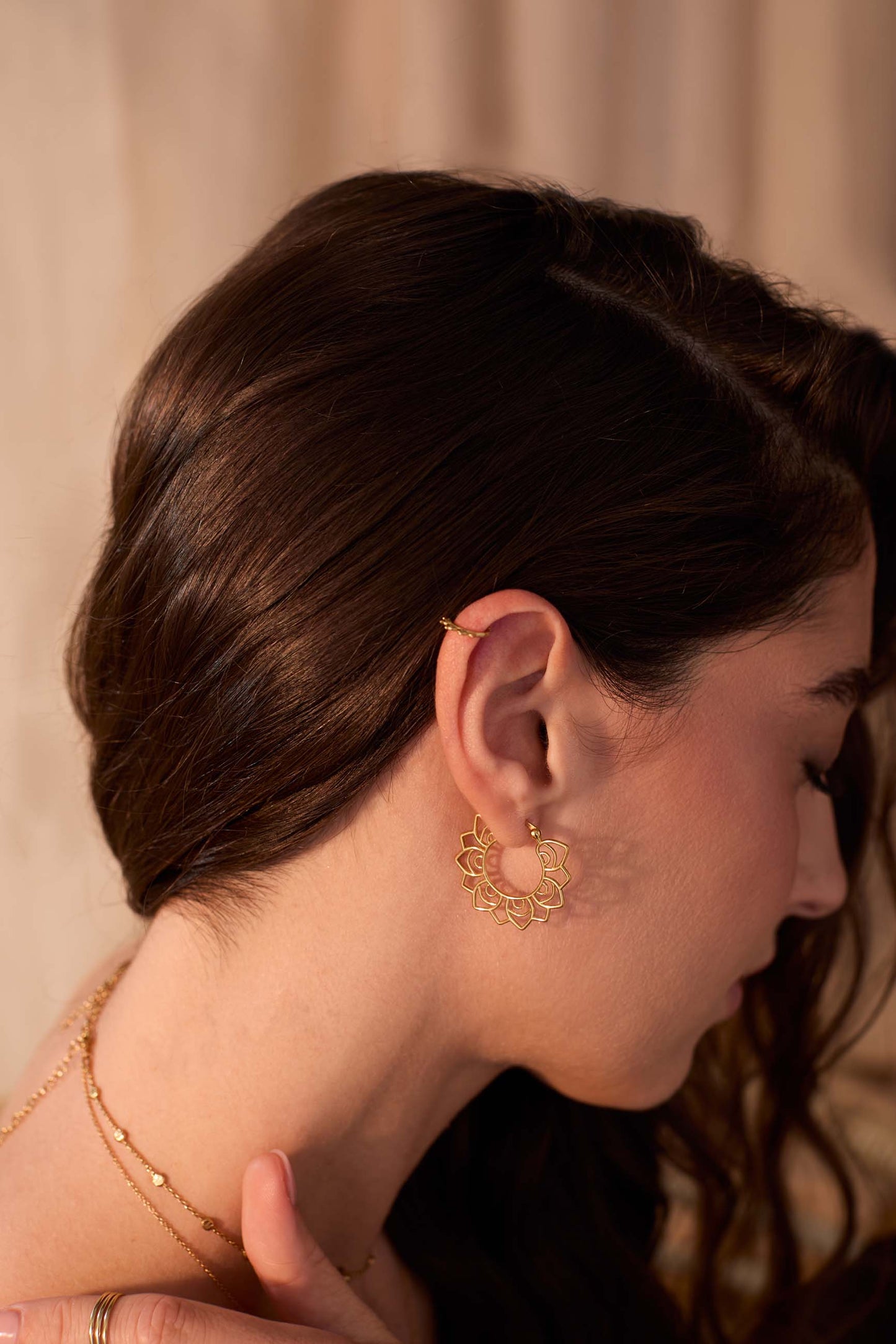 ORECCHINI HEMLATA (30MM) ORO