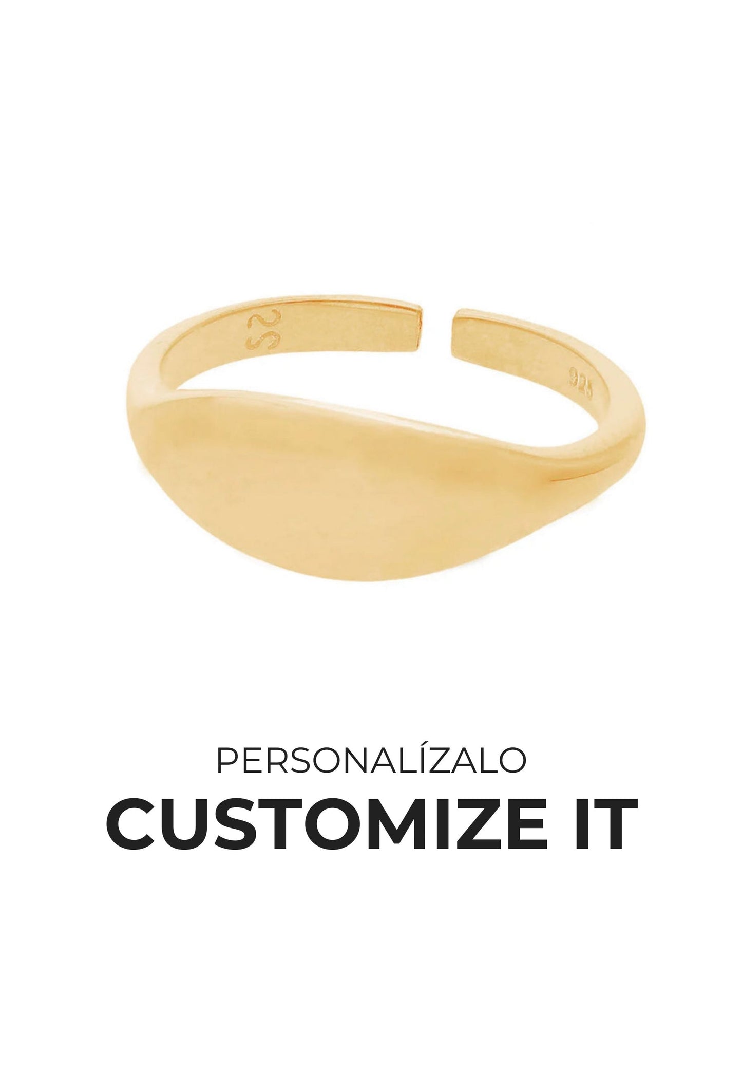 BAGUE PURNIT OR (Gravée)