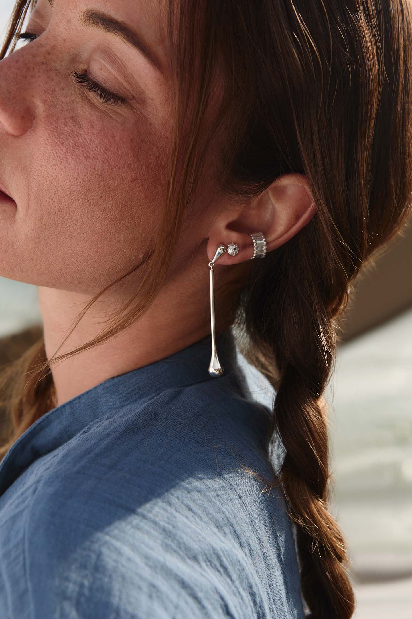 Pendientes Samtulan Plata Combi Uno