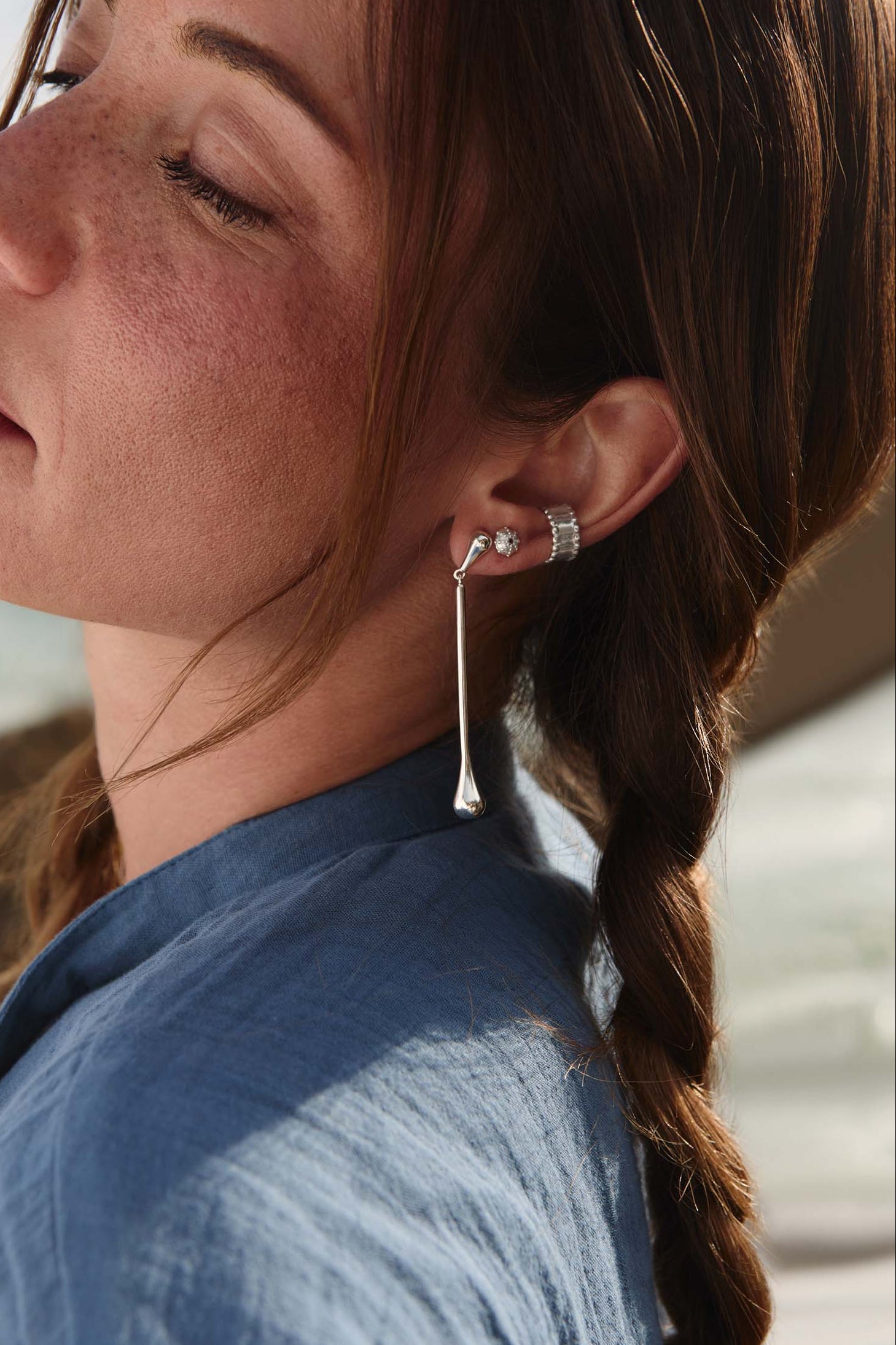 Pendientes Samtulan Plata Combi Uno