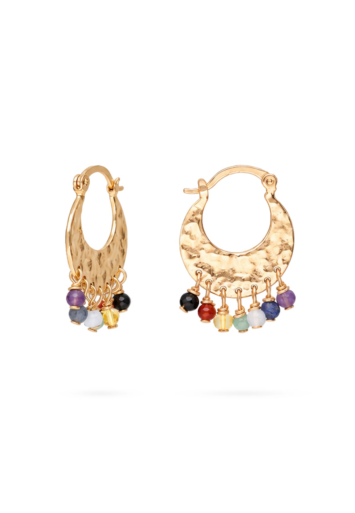 BOUCLES D'OREILLES AJNA PLAQUÉES OR