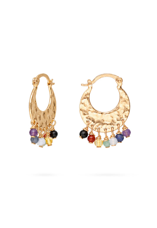 AJNA 22K GOLD-PLATED EARRINGS