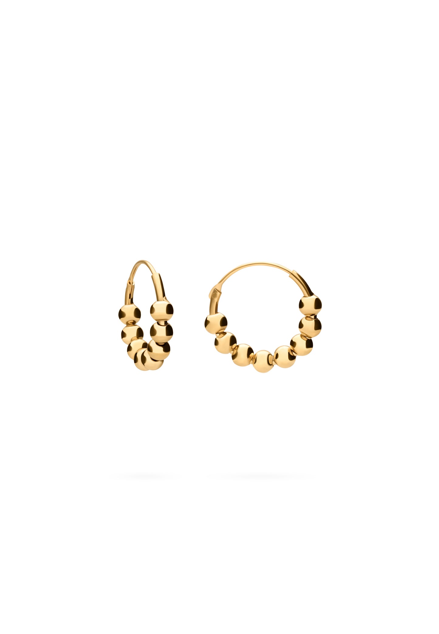 BOUCLES D'OREILLES GEND (14MM) OR