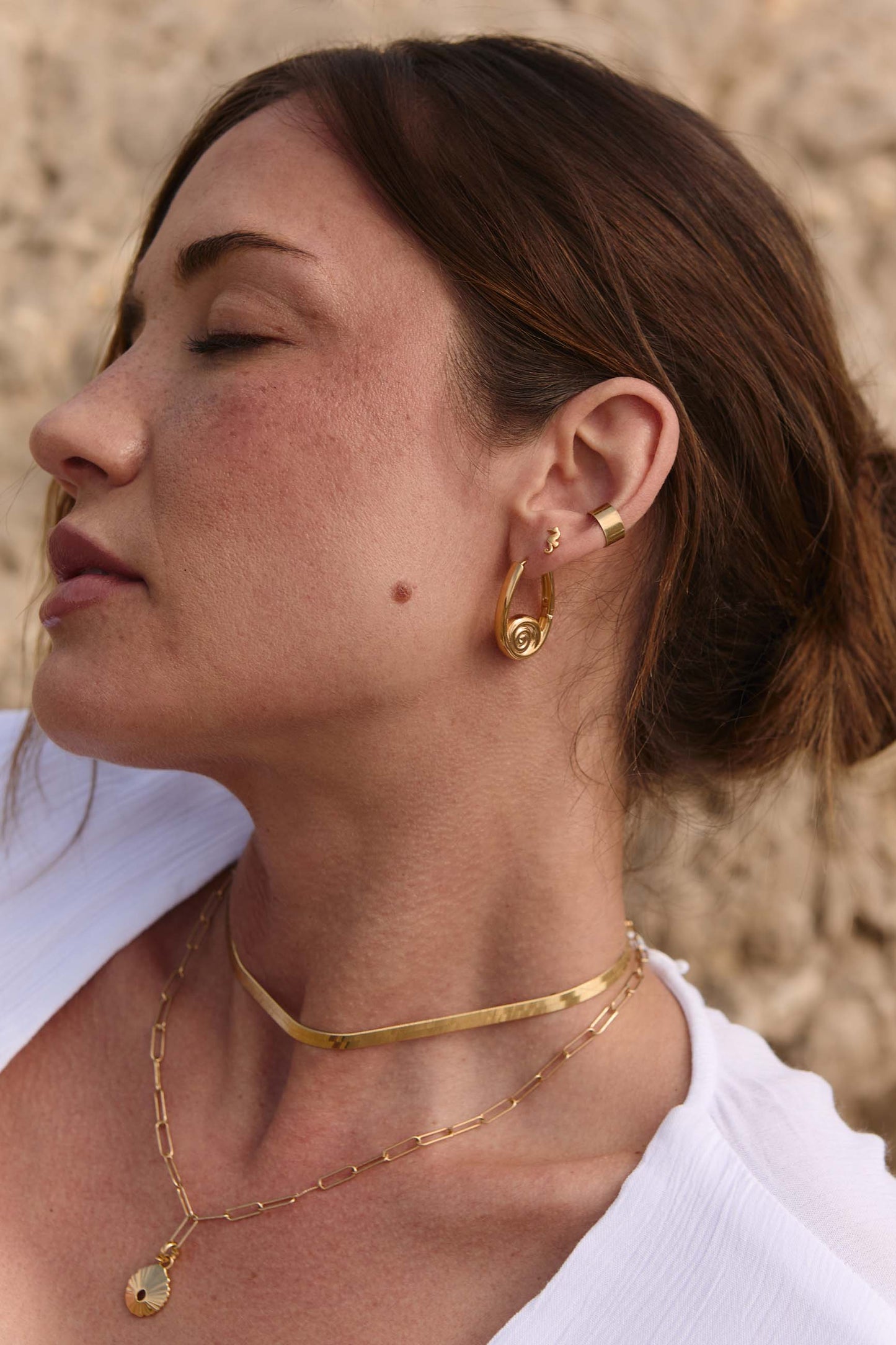 Pendientes Javash Oro Combi