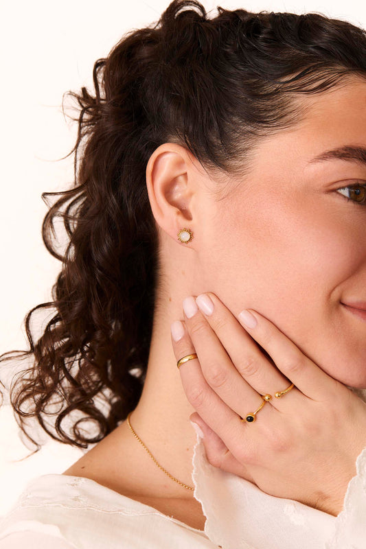 BOUCLES D'OREILLES ISHAAN OR