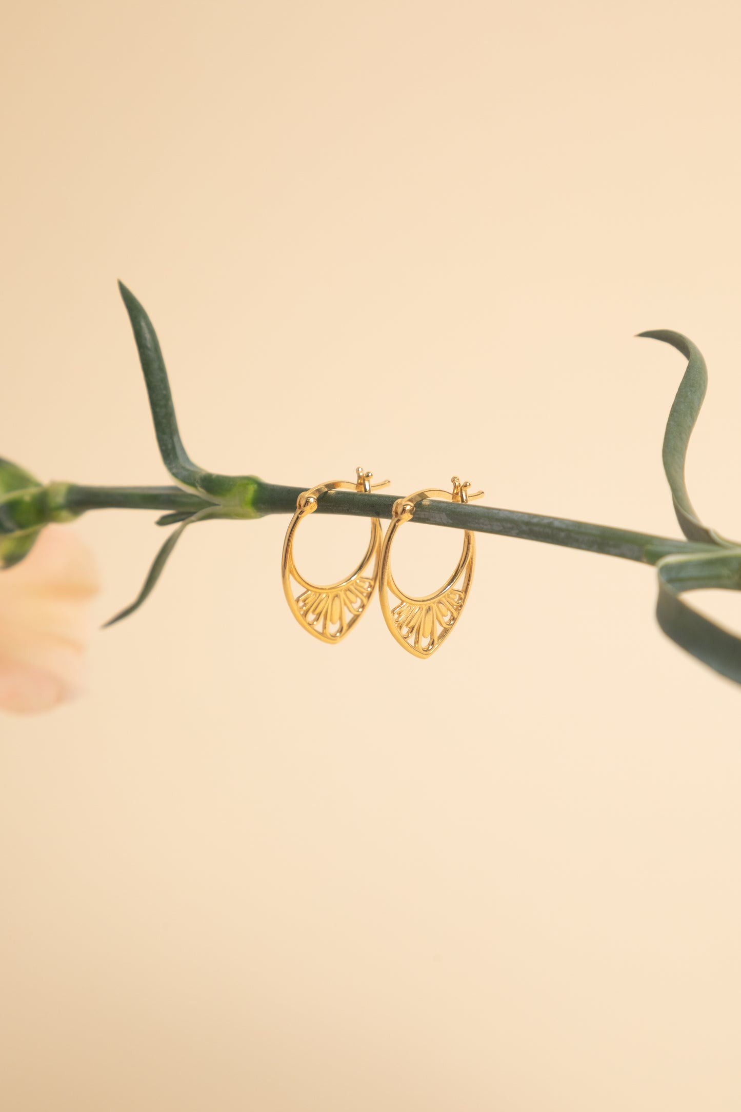 BOUCLES D'OREILLE JARH (13MM) OR