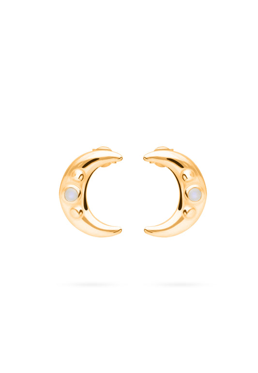 PENDIENTES MACCAM BAÑADOS EN ORO