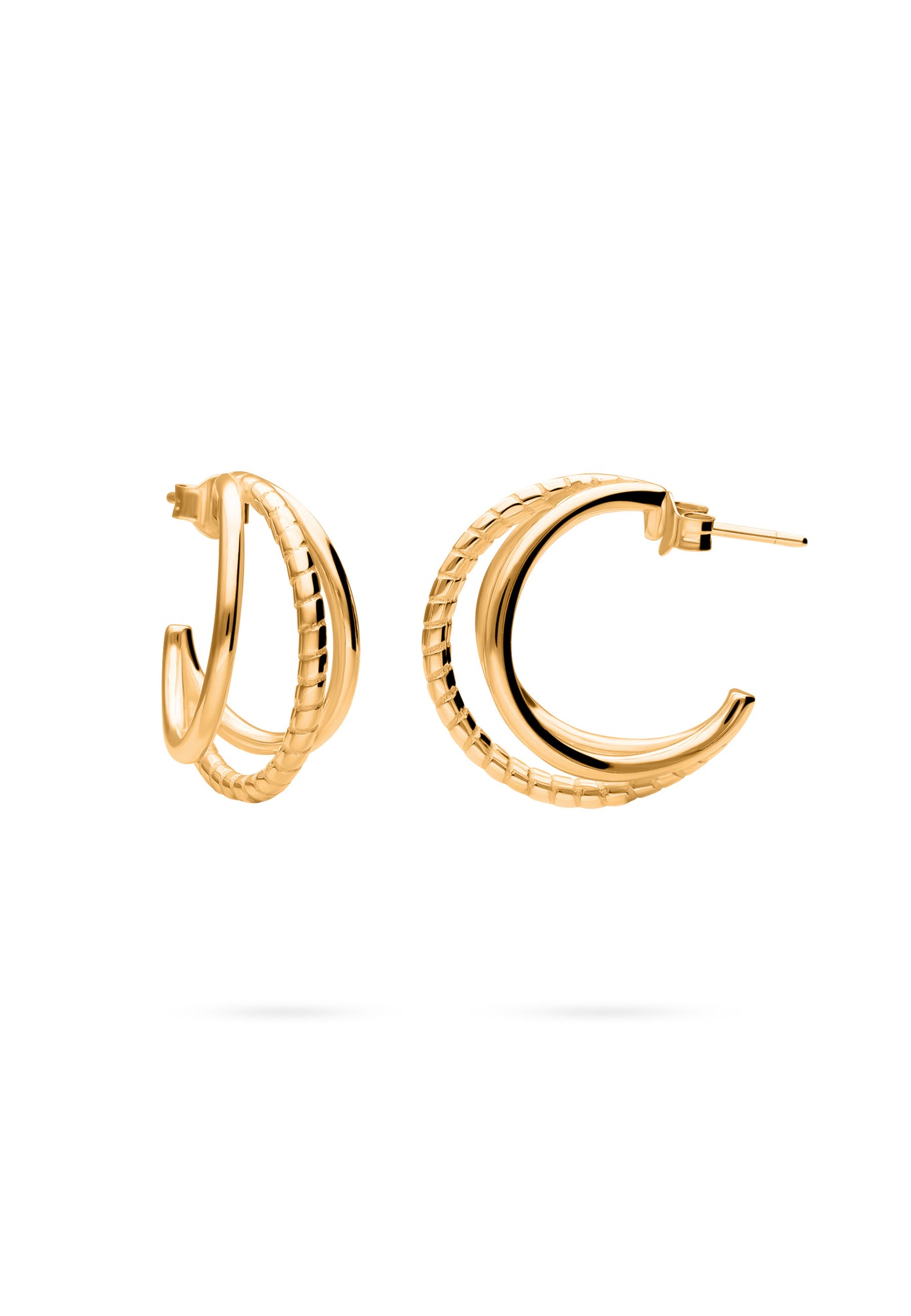MUNRU EARRINGS (25MM) GOLD