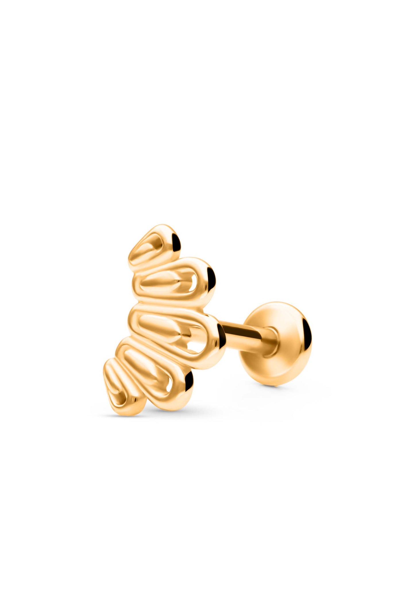 PIERCING PANKHA BAÑADO EN ORO