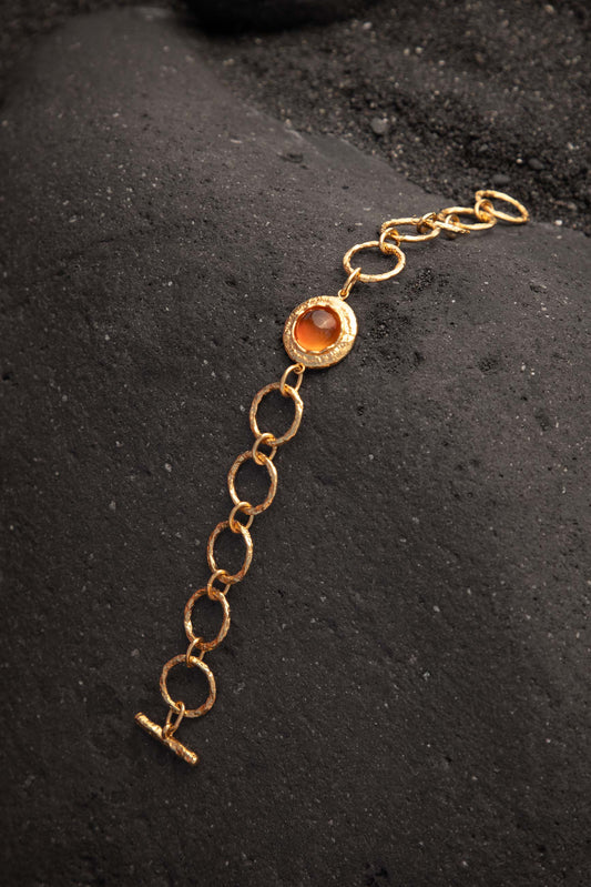 PULSERA JEVIT BAÑADA EN ORO