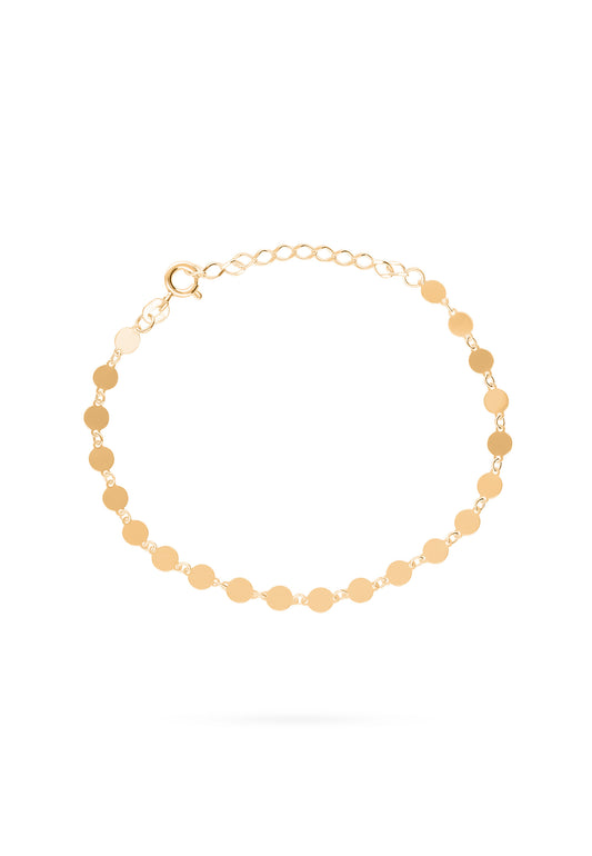 PULSERA MAHATMA BAÑADA EN ORO