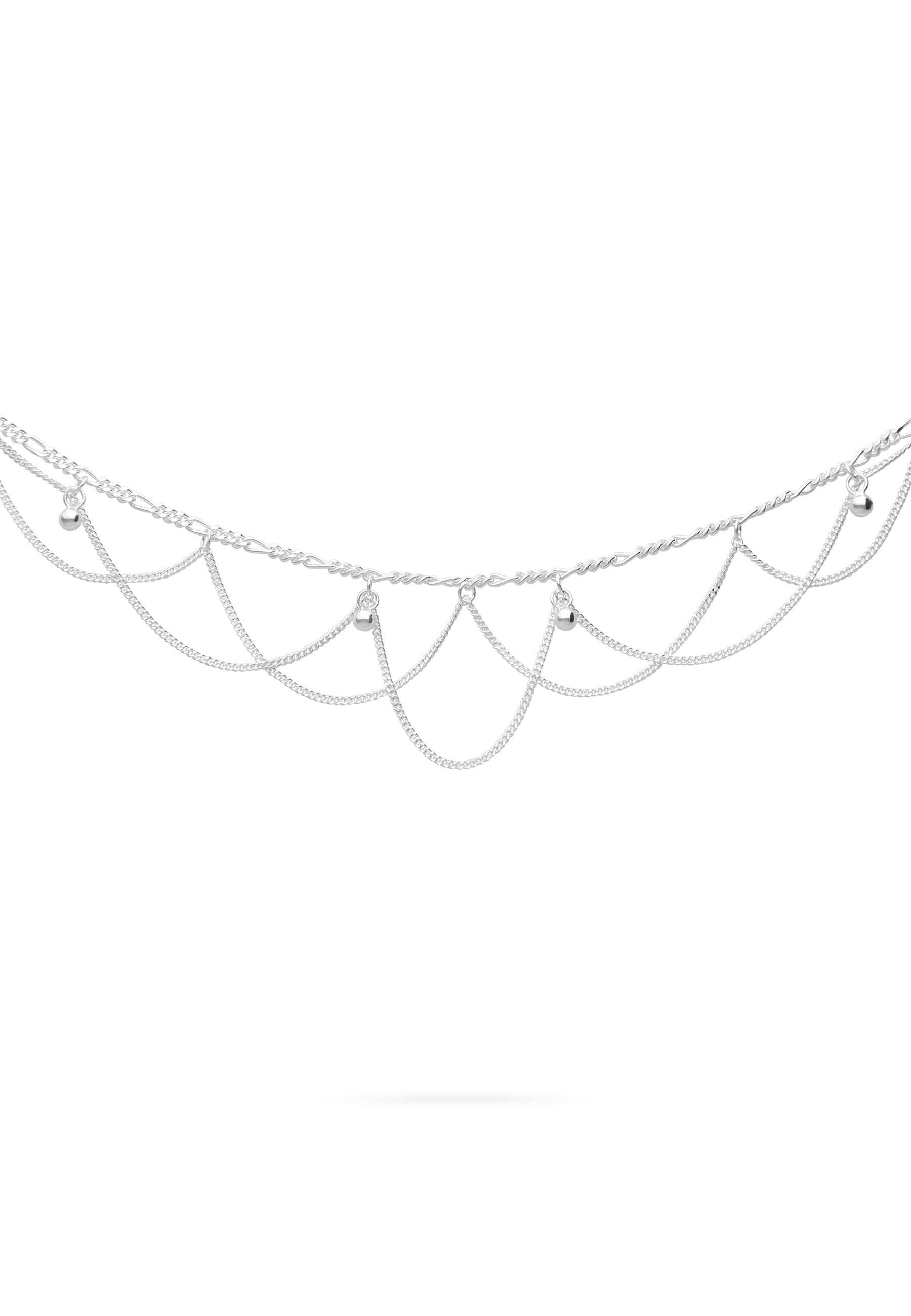 CAVIGLIERA ANIKA | Cavigliera con Catena Tripla – San Saru CAVIGLIERA ANIKA | Cavigliera con Catena Tripla – San Saru
