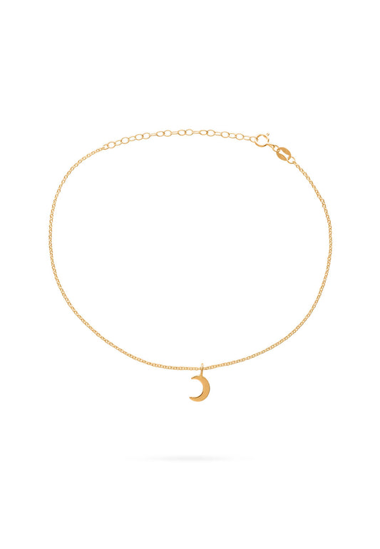 Tobillera Darsh Oro Foto Blanco