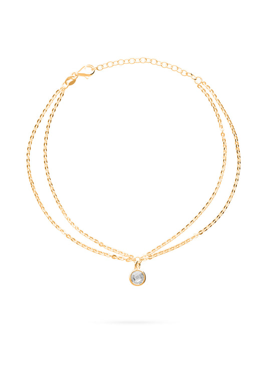 TOBILLERA KESAVA BAÑADA EN ORO