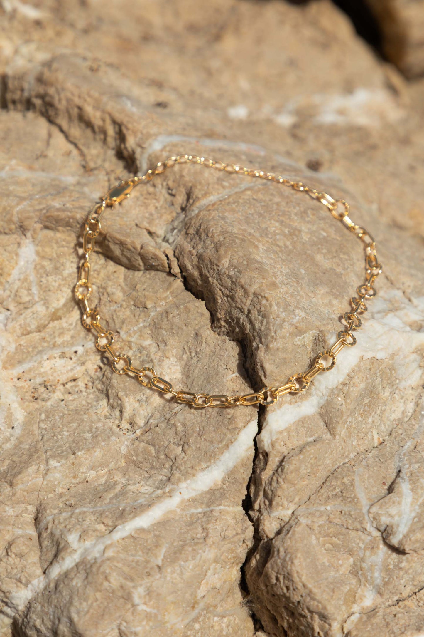 GOLD PLATED YENENE ANKLET