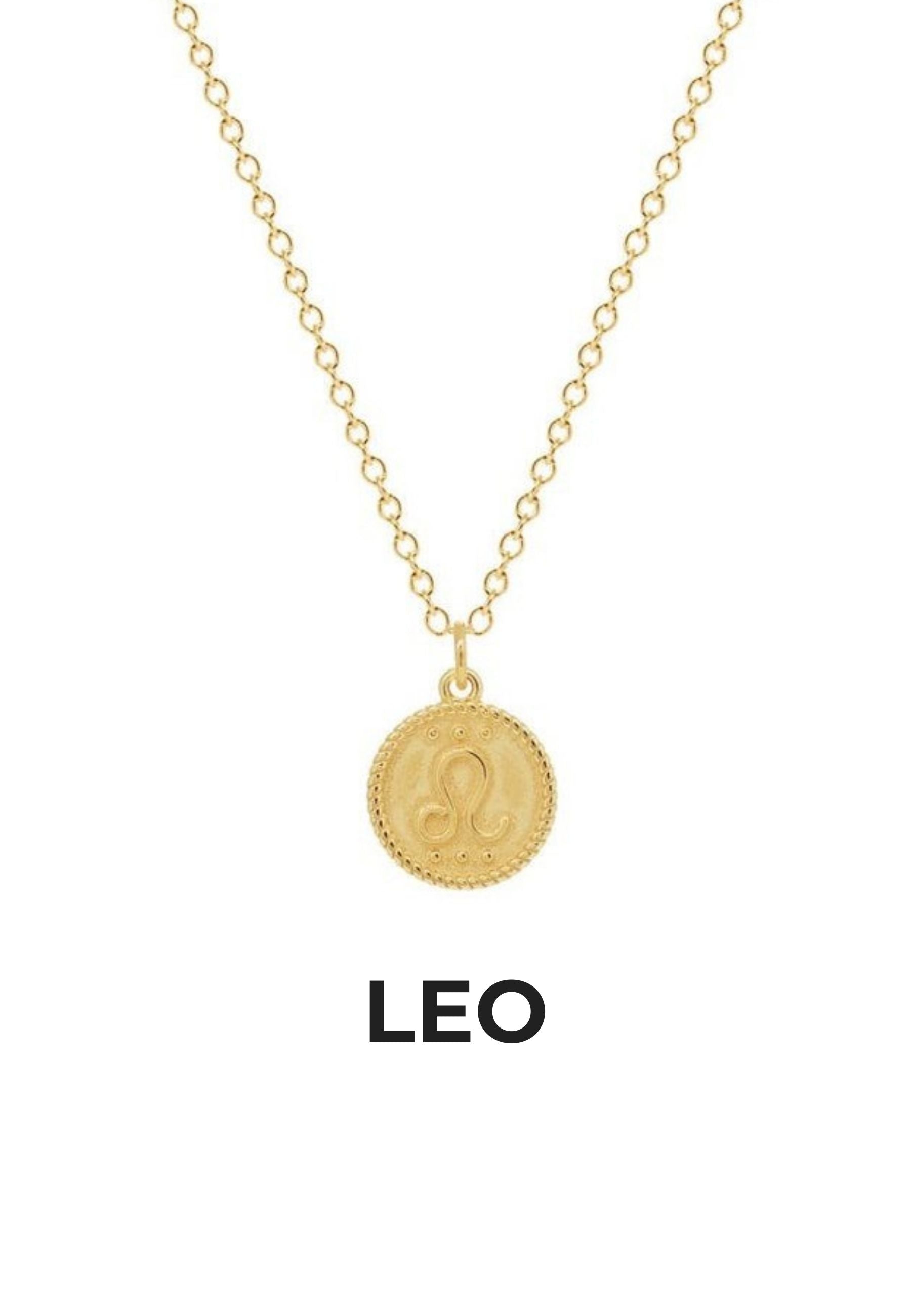 ZODIAC GOLD NECKLACE Silver Gold Plated 22k – San Saru