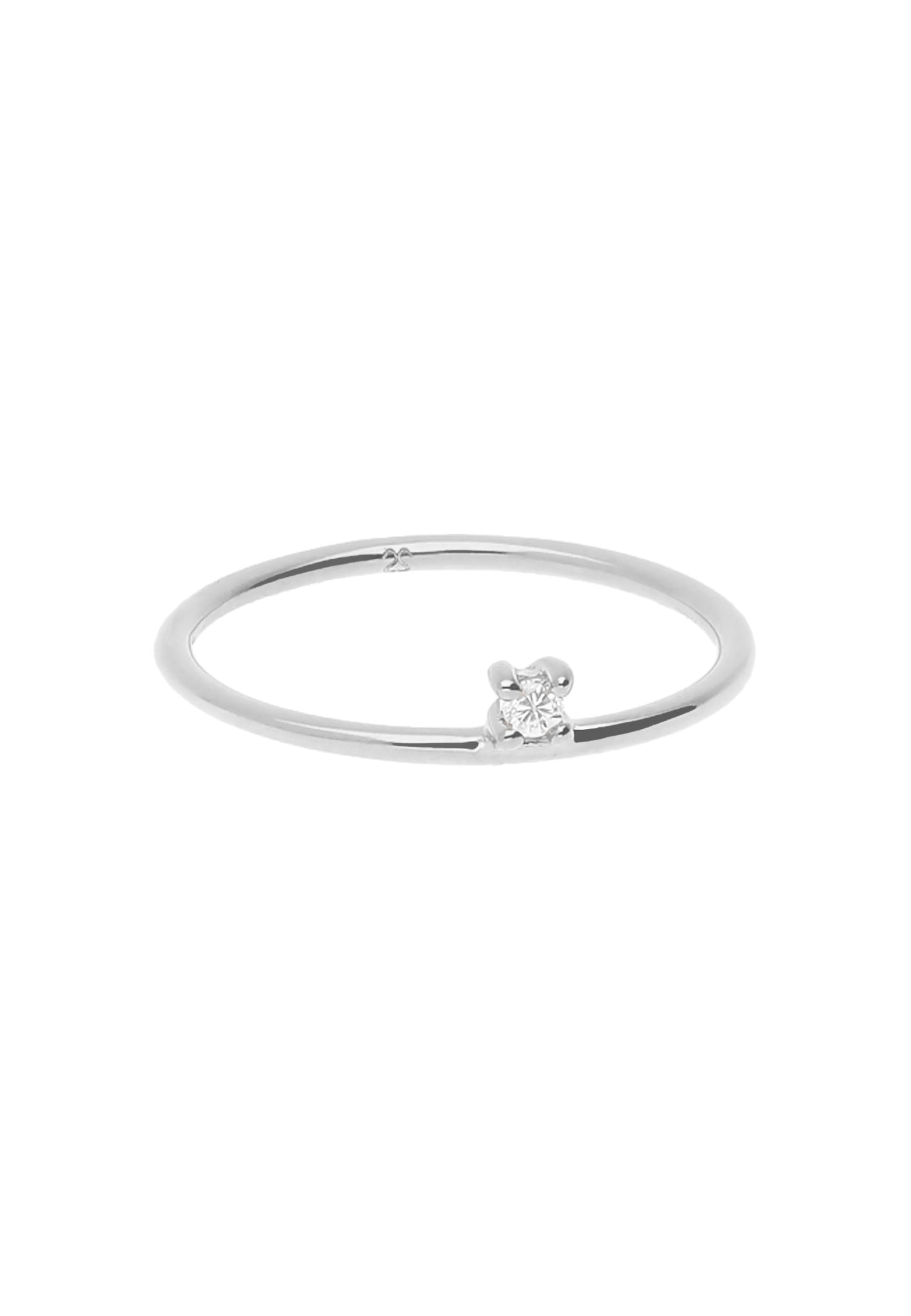 BAGUE CASSIOPEIA OR BLANC