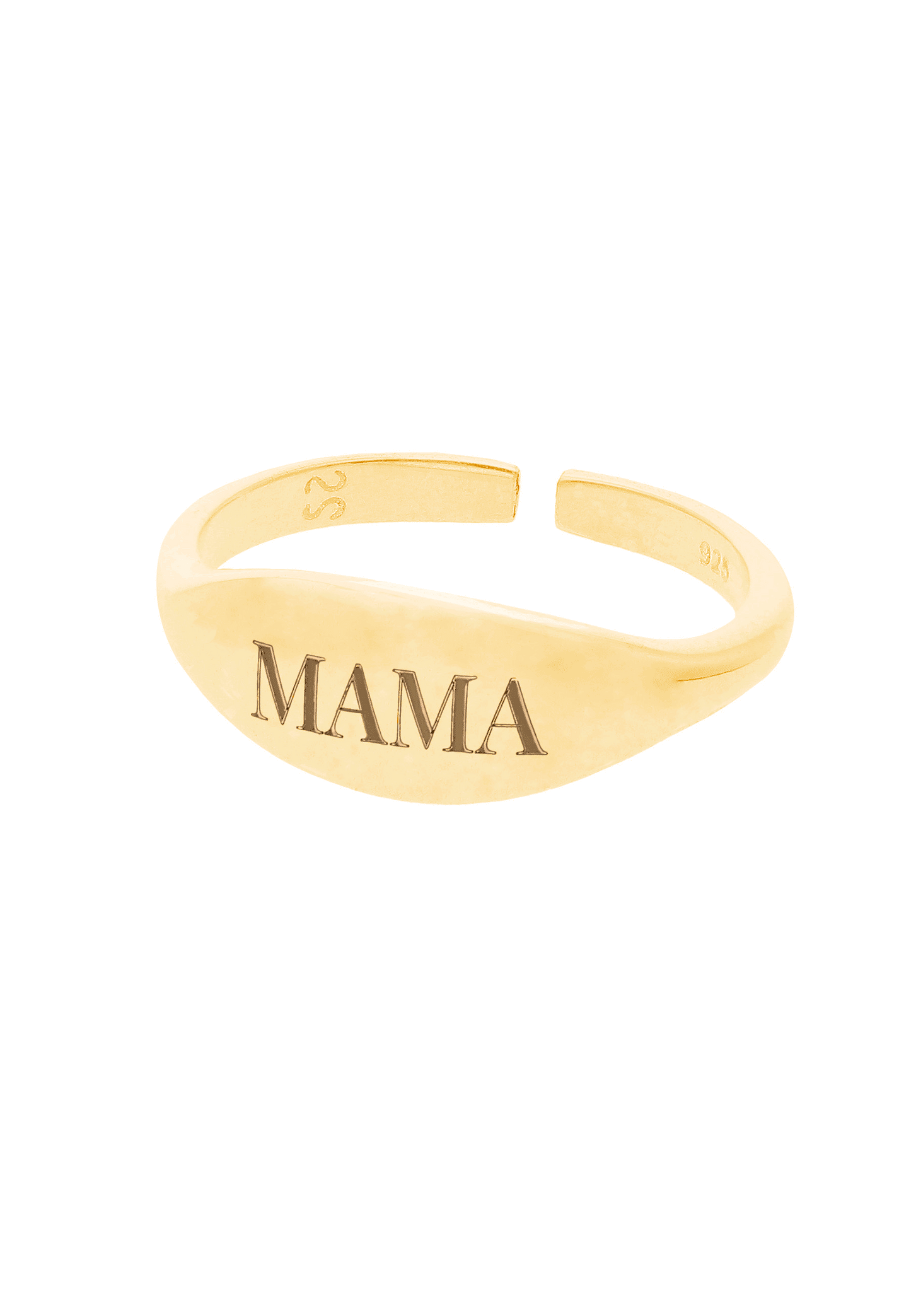 ANILLO PURNIT GRABADO BAÑADO EN ORO