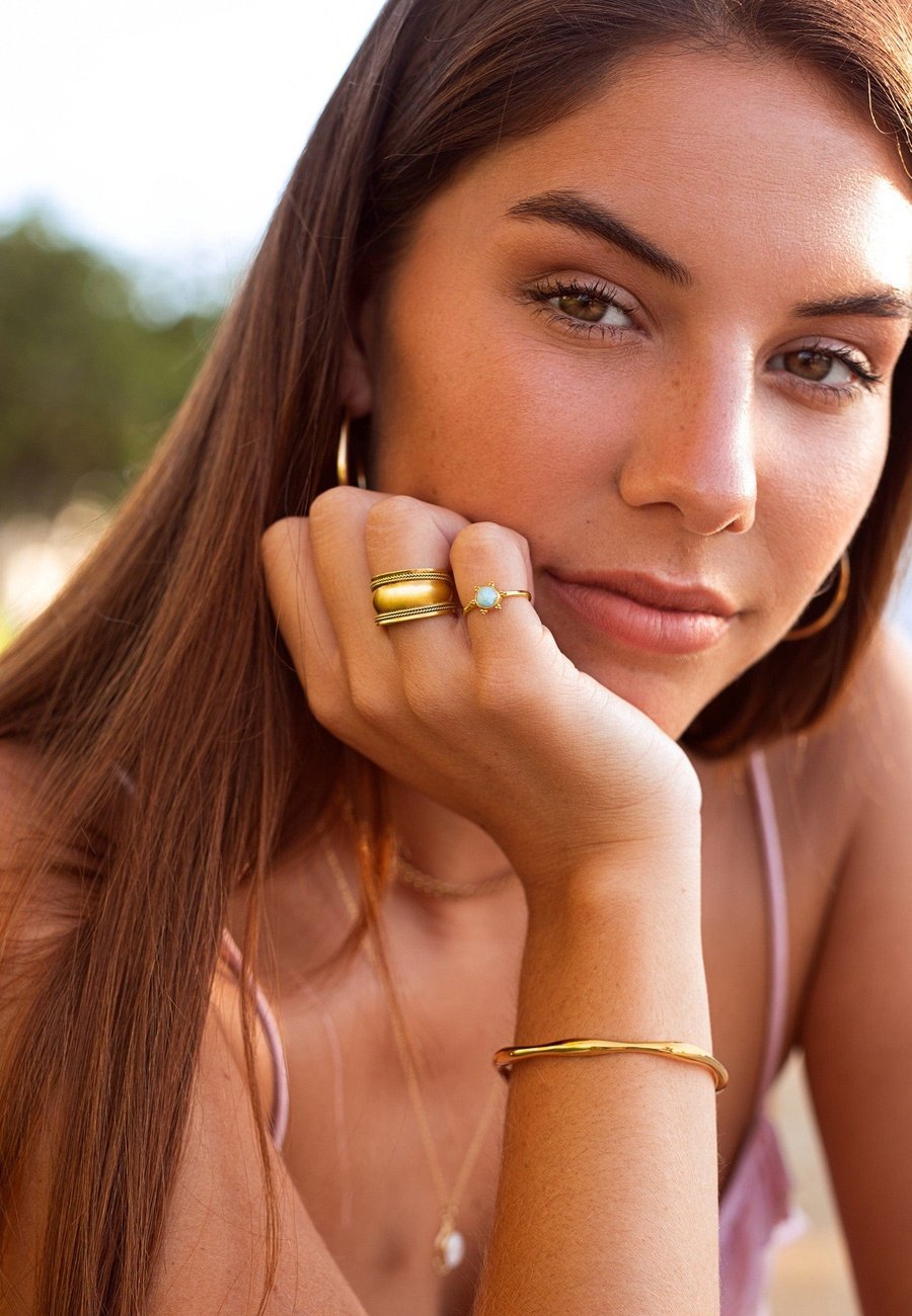 Larimar stein deals ring