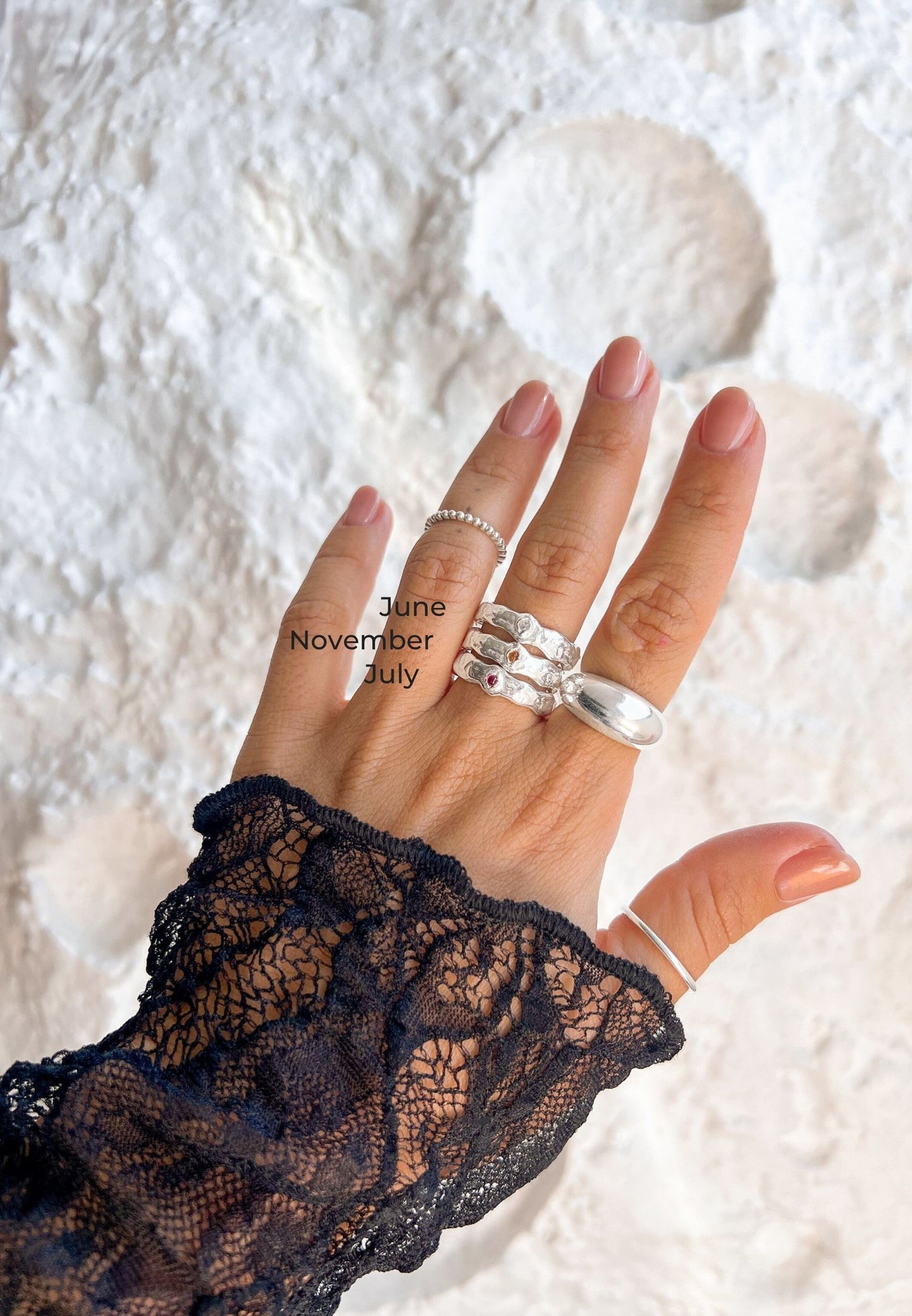 ANILLO PIEDRAS DE NACIMIENTO