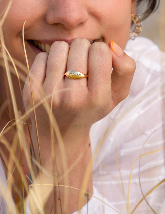 BAGUE PURNIT OR (PERSONNALISÉE)