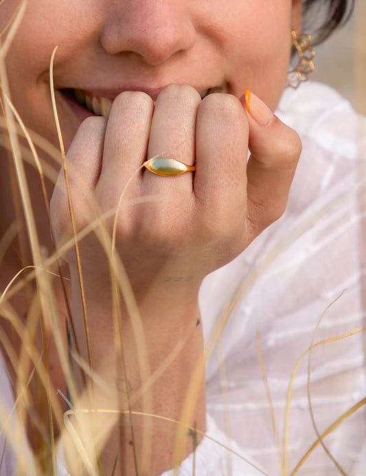 ANILLO PURNIT BAÑADO EN ORO